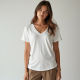 Women's Soft V-Neck Cotton Top