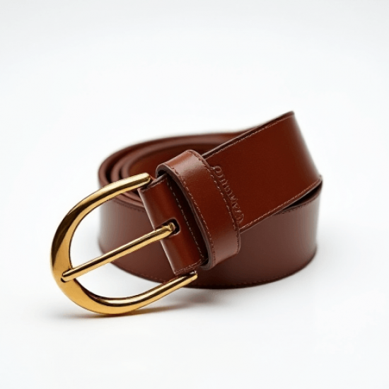 Women's Minimal Gold Buckle Belt