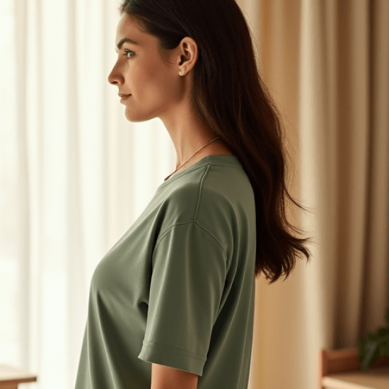 Women's Casual Crew Neck Shirt