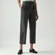 Women's High Waist Cropped Straight Pants