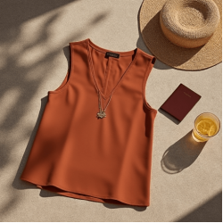 Women's Casual Sleeveless Shirt