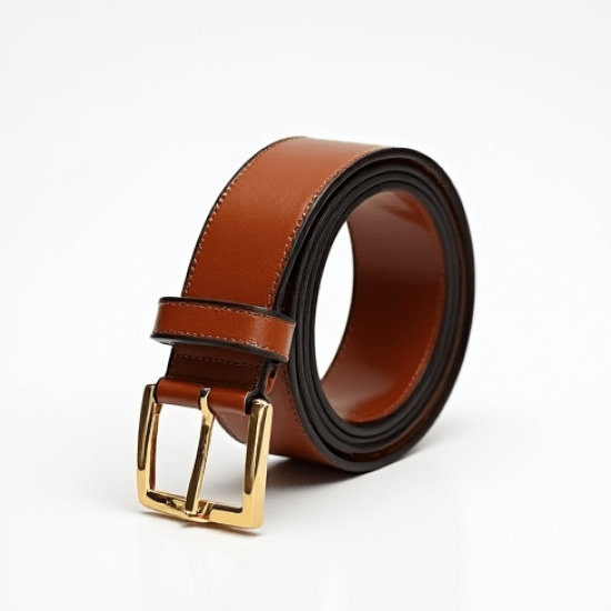 Women's Thin Leather Waist Belt