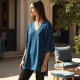 Women's Relaxed V-Neck Shirt