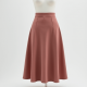 Women's Soft High Waist Flared Skirt