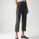 Women's Soft High Waist Cropped Trousers