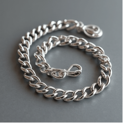 Women's Simple Silver Belt