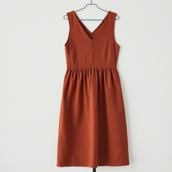 Women's Comfort V-Neck Sleeveless Dress