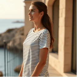 Women's Classic Boat Neck Tee