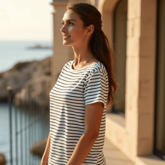 Women's Classic Boat Neck Tee