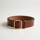 Women's Minimal Gold Buckle Belt
