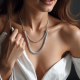 Women's Soft Silver Chain Necklace