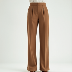 Women's Classic High Waist Cropped Pants