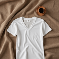 Women's Soft V-Neck Cotton Top