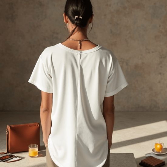 Women's Everyday Collarless Tee