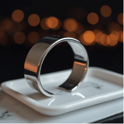 Women's Minimalist Silver Bangle