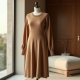 Women's Classic Crew Neck Dress