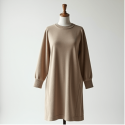 Women's Light Crew Neck Long Top