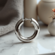 Women's Minimalist Silver Hoops