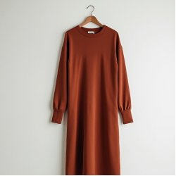 Women's Soft Cotton Long Sleeve Dress