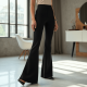 Women's Micro Flare High Waist Trousers
