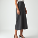 Women's Basic High Waist Flared Skirt