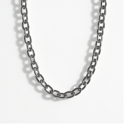 Women's Minimalist Silver Chain Necklace