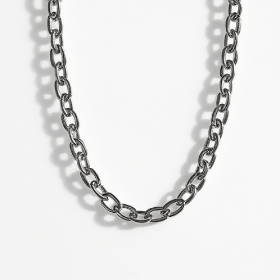 Women's Minimalist Silver Chain Necklace