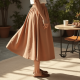 Women's Relaxed High Waist A-Line Skirt