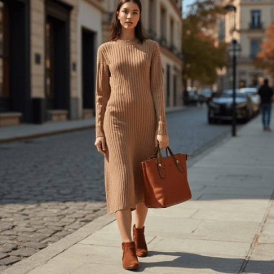 Women's Everyday Crew Neck Dress