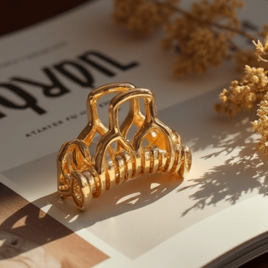 Women's Small Metal Hair Clip