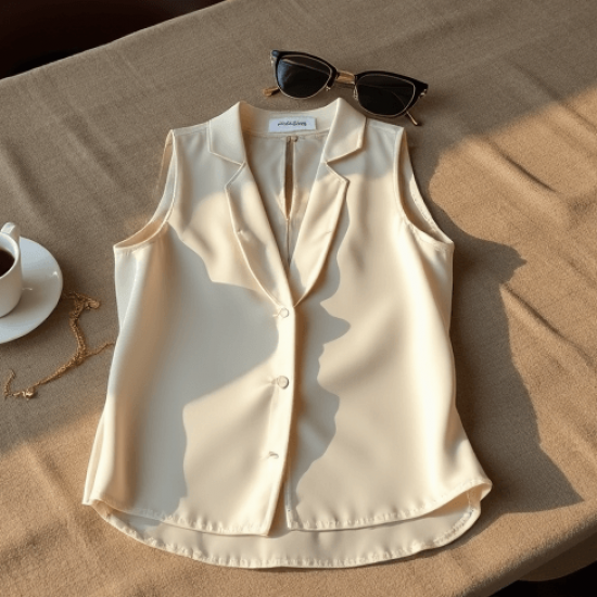 Women's Simple Sleeveless Blouse