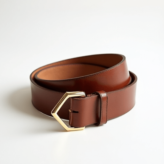 Women's Minimal Gold Buckle Belt
