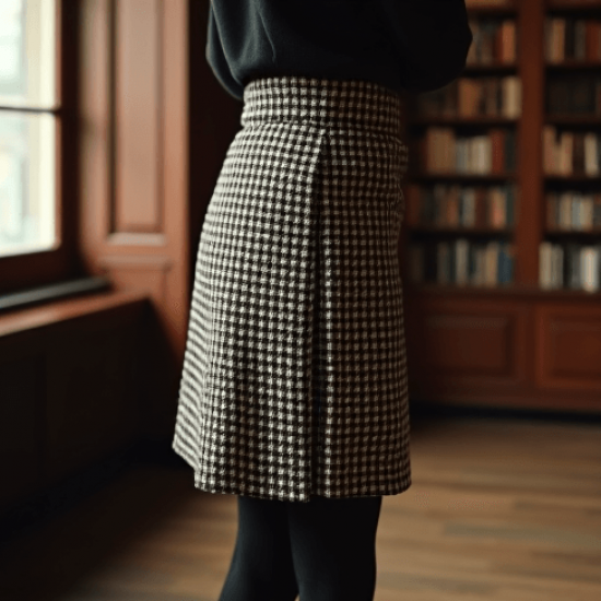 Women's High Waist A-Line Mini Skirt