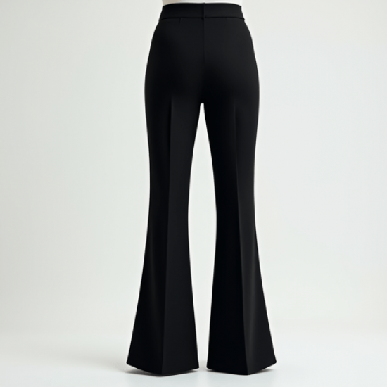 Women's Classic High Waist Micro Flare Pants