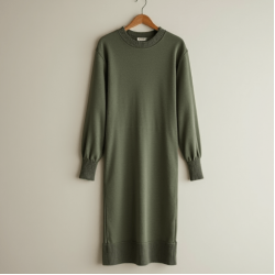 Women's Casual Crew Neck Long Dress
