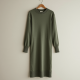 Women's Casual Crew Neck Long Dress