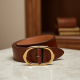 Women's Minimal Gold Buckle Belt