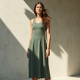 Women's Light Crew Neck Tank Dress