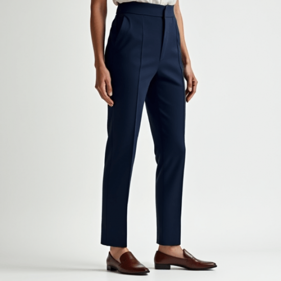 Women's Casual High Waist Ankle Pants