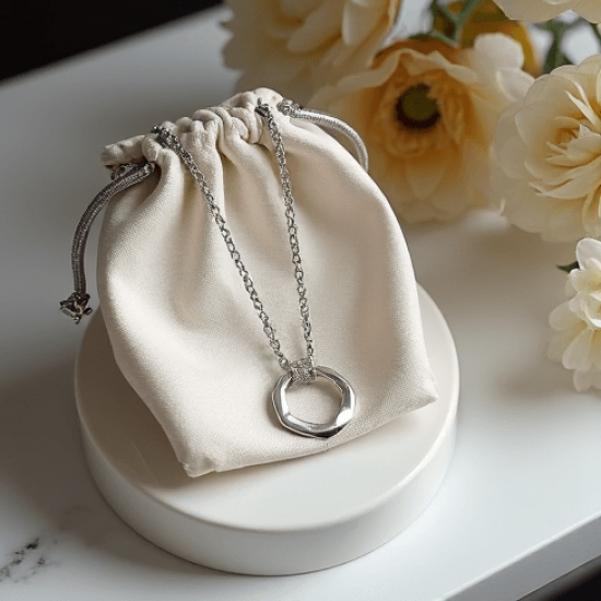 Women's Simple Silver Necklace