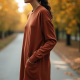 Women's Soft Cotton Long Sleeve Dress