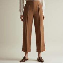 Women's Classic High Waist Cropped Pants