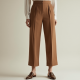 Women's Classic High Waist Cropped Pants