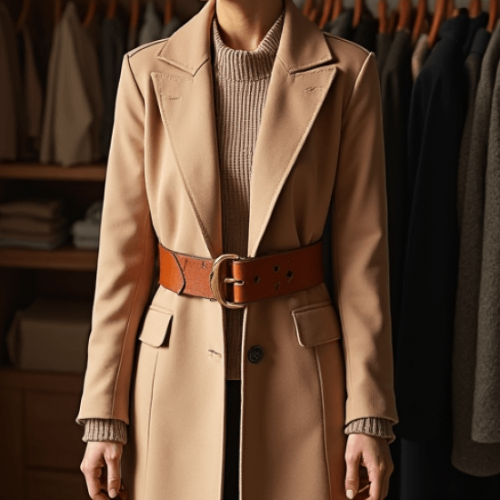 Women's Classic Thin Leather Belt