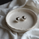 Women's Simple Silver Stud Earrings