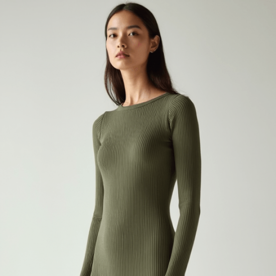 Women's Everyday Crew Neck Dress