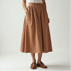 Women's Relaxed High Waist A-Line Skirt