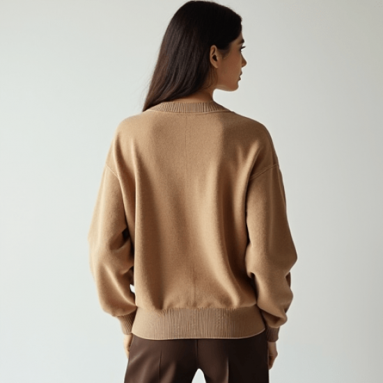 Women's Soft V-Neck Long Sleeve