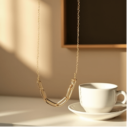 Women's Minimal Gold Chain Necklace