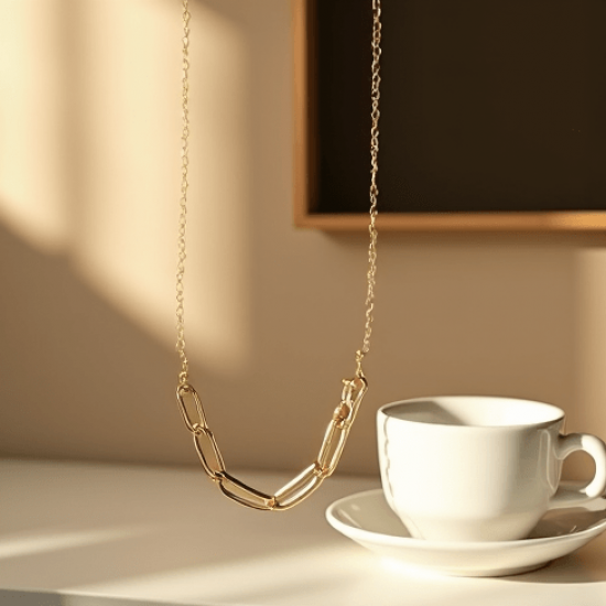 Women's Minimal Gold Chain Necklace